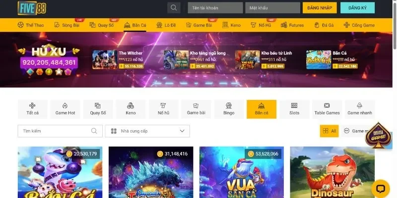 Giao diện sảnh game khoa học, nhiều chế độ chơi khác nhau