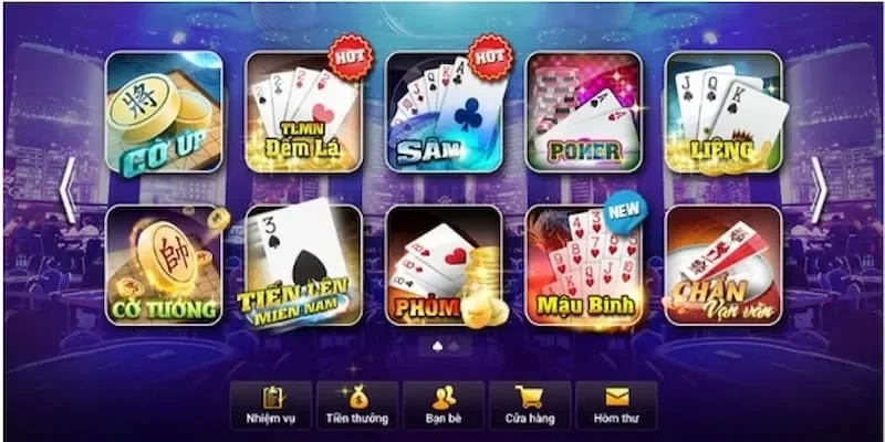 Đa dạng phương thức thanh toán và game bài